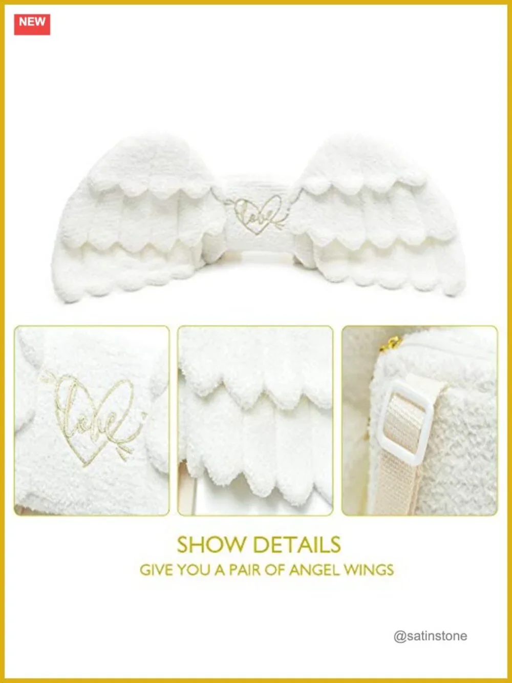 Lolita Angel Wings Backpack Costume Bag Mini Cosplay Plush